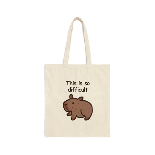 "This is so difficult" Tote Bag